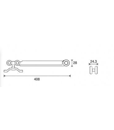ecoWare DR-R-903-SC Sliding Door Roller with Damper