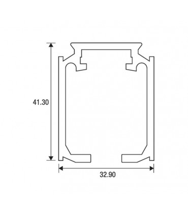 ecoWare DR-T-903 Aluminium Sliding Door Rack