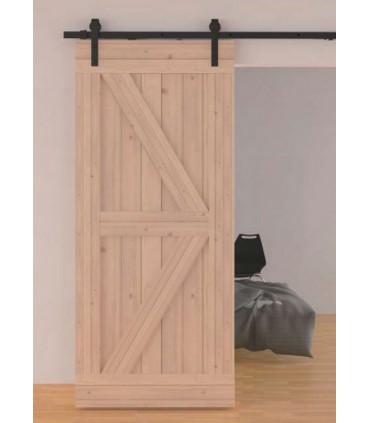ecoWare DR-H07 Sliding Door Roller Set with 2 Side Damper Soft Close Function - Black