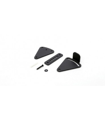 ecoWare H07 Carbon Steel Sliding Door Latch - Black