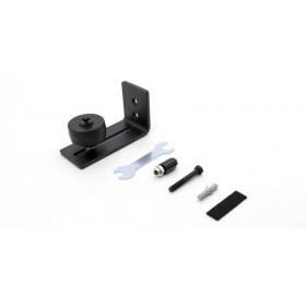 ecoWare H-DR07 Carbon Steel Sliding Door Guide - Black