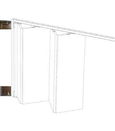 ecoWare TT370/371 Heavy-Duty Pivot Hinges for Doors, Set of 2