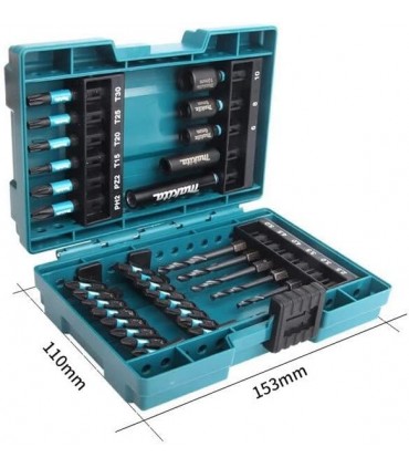 Makita E-06622 33-Piece Impact Driver Bit Set with Carry Case