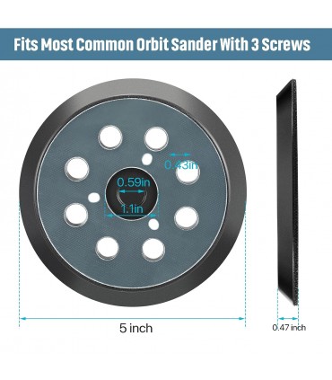 Makita Orbital Sander M9204B 125mm Backing Plate