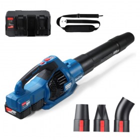 Dong Cheng DCLB40171 20V + 20V Lithium-Ion Cordless Brushless Leaf Blower