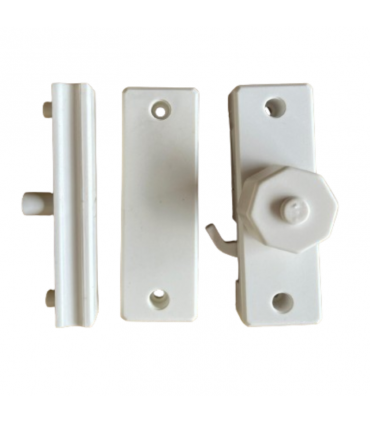 ABS Lock for Slide and Swing Door - White