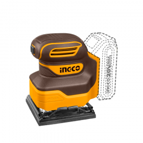 Ingco CSHSLI2014 20V Lithium-Ion Sheet Sander with 5pcs Sand Paper - Bare Unit