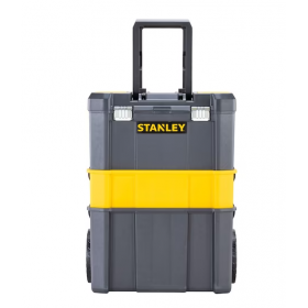 Stanley STST1-80151 Essential 3-in-1 Rolling Workshop with Metal Latches