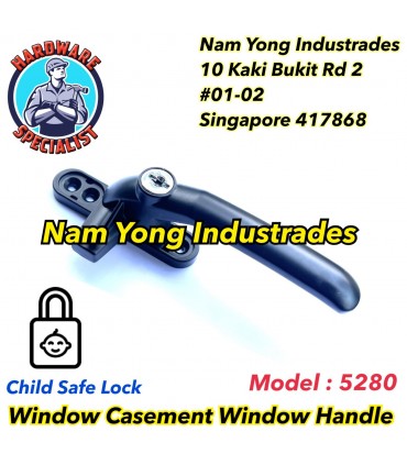 Hardware Specialist 5280 Window Casement Window Handle - Black