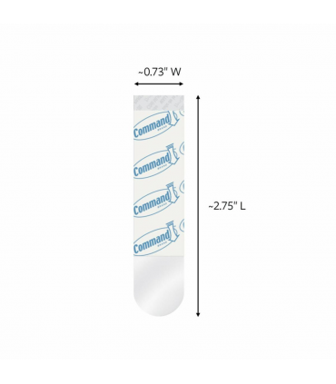 3M Command Adhesive Foam Medium Refill Strips - Clear