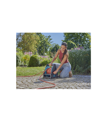 Gardena Basic Hose Reel Set - 20 m with 13 mm Hose and Basic Spray Gun Set
