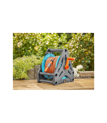 Gardena Basic Hose Reel Set - 20 m with 13 mm Hose and Basic Spray Gun Set