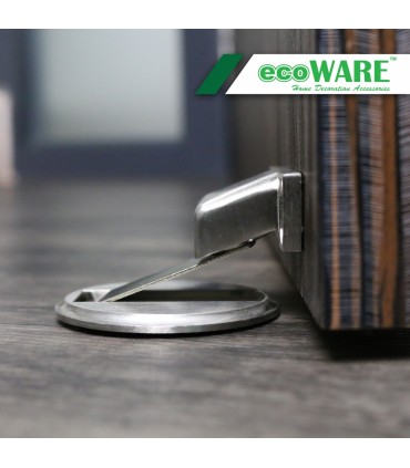 ecoWARE DH008 Door Holder Invisible Floor Mounted Door Block Magnetic Door Stopper Hidden Door Holder