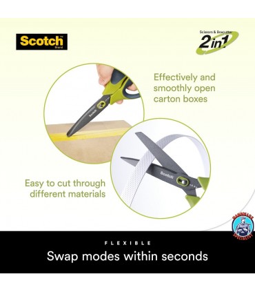 3M Scotch Non-Stick Dual-Function 7 inch Non-Stick Scissors
