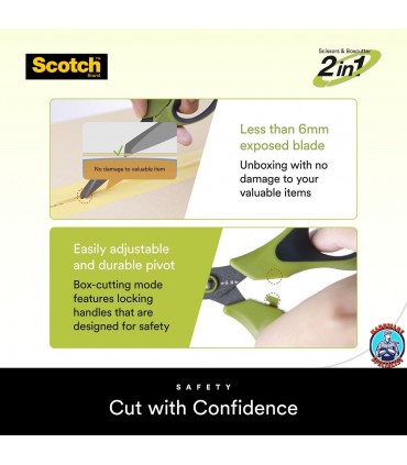 3M 1487NS Scotch Non-Stick Dual-Function 7 inch Non-Stick Scissor