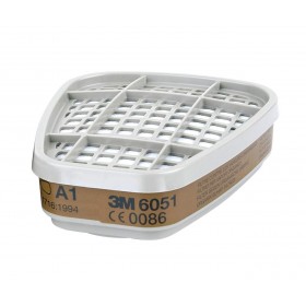 3M 6051 Organic Vapor Cartridge Filter For 6000 Series Respirator