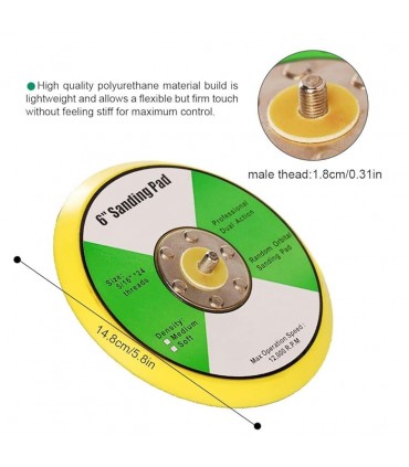 6-inch Multi-Purpose Customized Sanding Polishing Pad