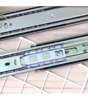High Performance Rail Cold-Rolled Steel Full Extension Drawer Slide
