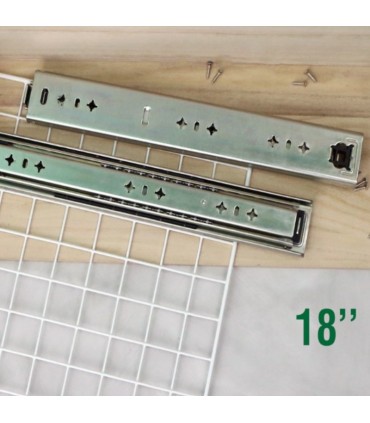 Full Extension Drawer Slide Colled-Rolled Steel Drawer Rail Side Mounted Drawer Slide