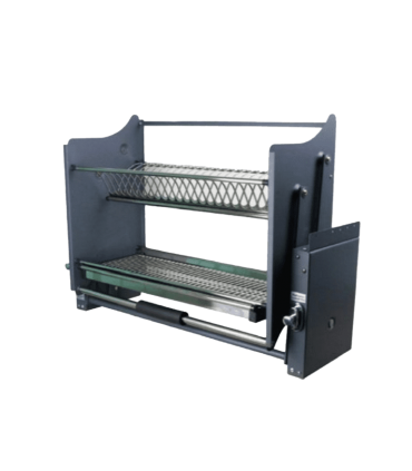 Stainless Steel 304 Up And Down Storage Kit Elevator With Dish Rack