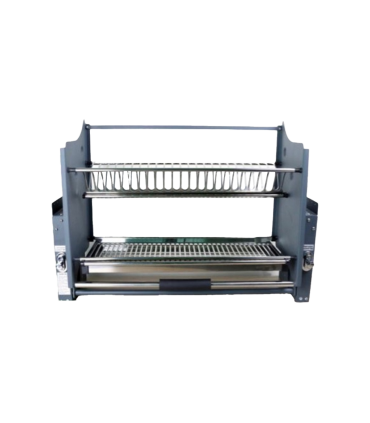 Stainless Steel 304 Up And Down Storage Kit Elevator With Dish Rack