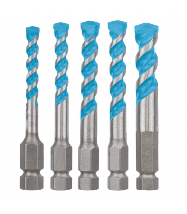 Bosch Expert HEX-9 4-8 mm Multi Construction Drill Bit Set(Concrete/SoftWood/Plastic/SoftTiles)