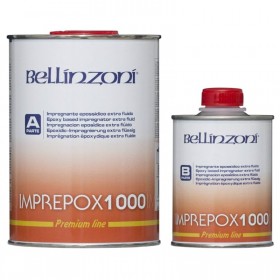 Bellinzoni IMPREPOX 1000 Premium Transparent Resin Epoxy/Grout Filler - 1.25kg/Set (Part A 1kg + Part B 250 gram)