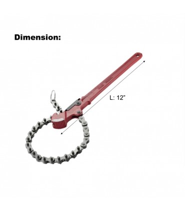 M10 CW300 12 Inch Chain Pipe Wrench