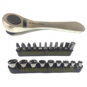 Rare Star Mini Ratchet Driver Set - 20 Pieces