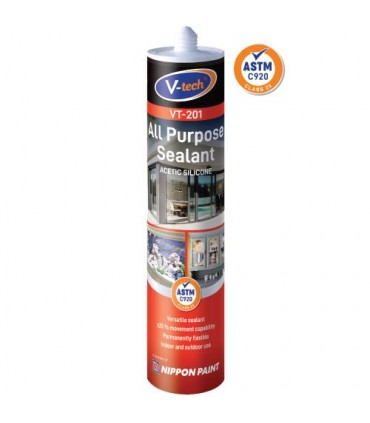V-Tech VT-201 All Purpose Silicone Sealant 280ml