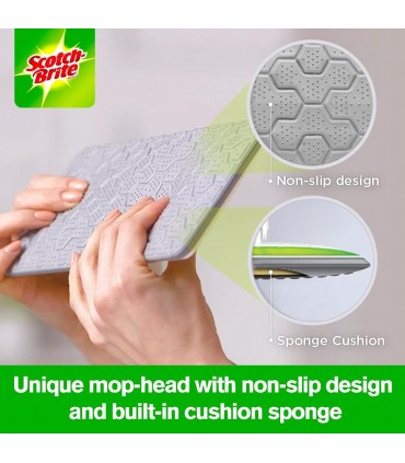 3M Scotch-Brite Easy Sweeper Plus+ Paper Wiper Mop
