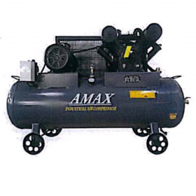 Amax 12 BAR Heavy Duty Single and Two Stage Air Compressor with MOM Certification - 400 L