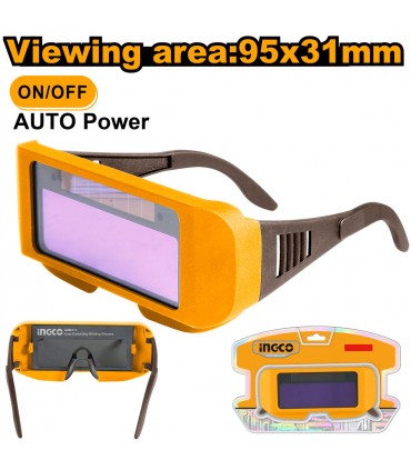 Ingco UV/lR Protection Solar Auto-Darkening Welding Glasses