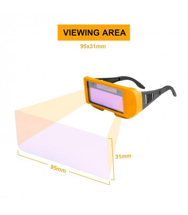 Ingco UV/lR Protection Solar Auto-Darkening Welding Glasses