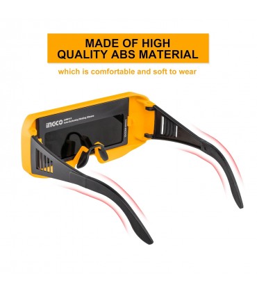 Ingco UV/lR Protection Solar Auto-Darkening Welding Glasses