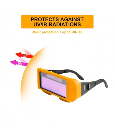 Ingco UV/lR Protection Solar Auto-Darkening Welding Glasses