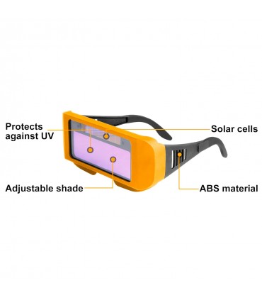 Ingco UV/lR Protection Solar Auto-Darkening Welding Glasses