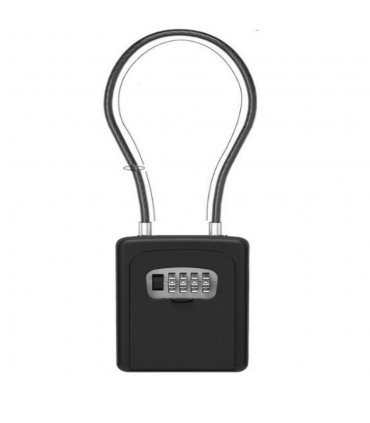 2 in 1 Storage Type Digital Key Lock Box - Wire Rope Type