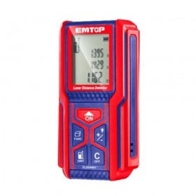EMTOP ELDD0601 60m Mini Handheld Digital Laser Distance Detector Multifunctional Device For Area Volume Height