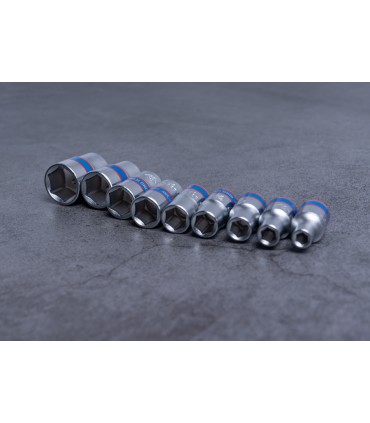 King Tony 1/4" DR. Tamper Resistant Torx Bit Socket Set - 9 Pieces