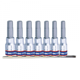 King Tony 1/4" DR. 6 Point Metric Socket Set