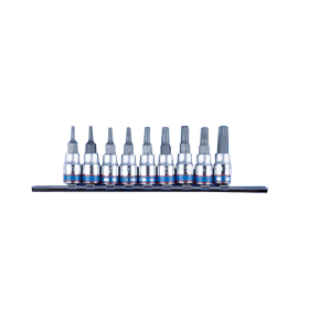 King Tony 2119PR 1/4" Dr Tamper Resistant Torx Bit Socket Set 9pcs 2119PR
