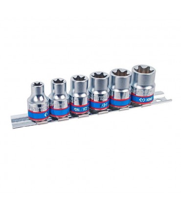 King Tony 3106PR 3/8 inch Dr Metric Star Socket Set 6pcs 3106PR