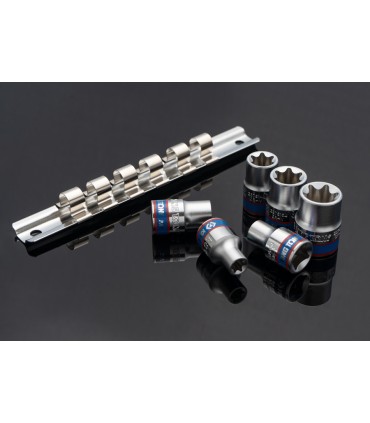 King Tony 3/8 inch Drive Metic Star Socket Set - 6 Pieces