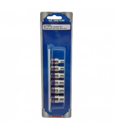 King Tony 3/8 inch Drive Metic Star Socket Set - 6 Pieces