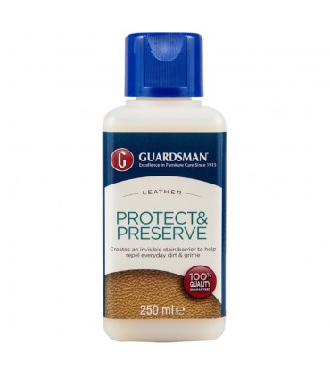 Guardsman 471000 Protect & Preserve for Leather Retains Color and Softness - 250mL