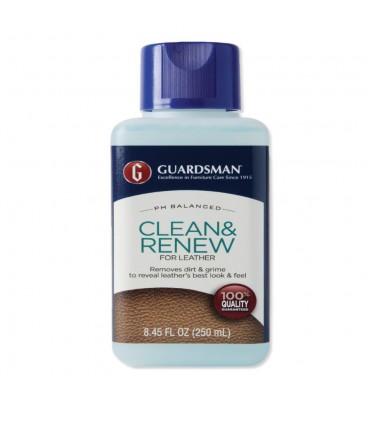 Guardsman 470800 Clean & Renew For Leather Furniture & Car Interiors - 250mL