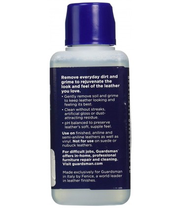 Guardsman 470800 Clean & Renew For Leather Furniture & Car Interiors - 250mL