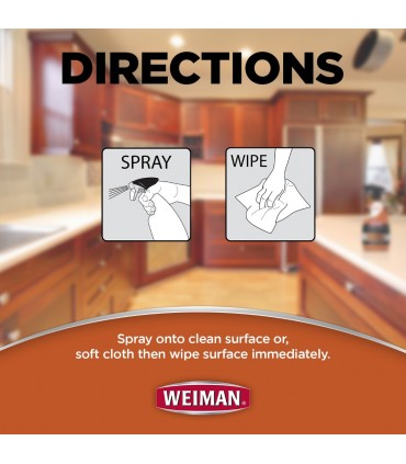 Weiman Cabinet and Wood Cleaner and Polish Spary - 473mL
