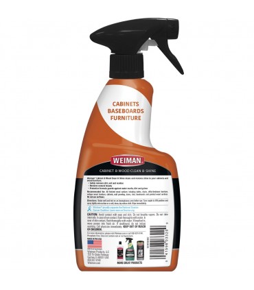 Weiman Cabinet and Wood Cleaner and Polish Spary - 473mL